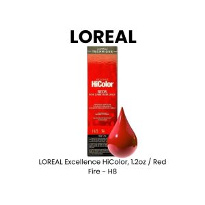 LOREAL Excellence HiColor, 1.2oz - Red Fire - H8