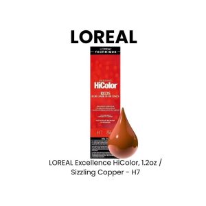 LOREAL Excellence HiColor, 1.2oz - Sizzling Copper - H7