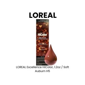 LOREAL Excellence HiColor, 1.2oz - Soft Auburn H5