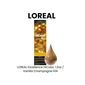 LOREAL Excellence HiColor, 1.2oz - Vanilla Champagne H14