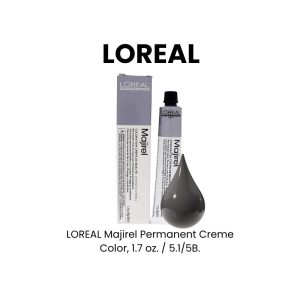 LOREAL Majirel Permanent Creme Color, 1.7 oz. - 5.1/5B.