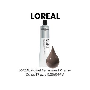 LOREAL Majirel Permanent Creme Color, 1.7 oz. - 5.35/5GRV