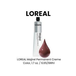 LOREAL Majirel Permanent Creme Color, 1.7 oz. - 6.65/6RRV