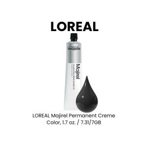 LOREAL Majirel Permanent Creme Color, 1.7 oz. - 7.31/7GB