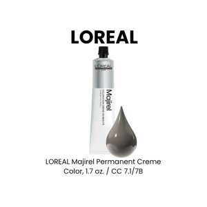 LOREAL Majirel Permanent Creme Color, 1.7 oz. - CC 7.1/7B