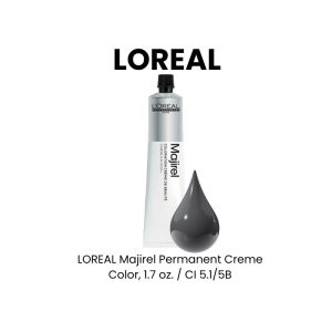 LOREAL Majirel Permanent Creme Color, 1.7 oz. - CI 5.1/5B