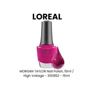 MORGAN TAYLOR Nail Polish, 15ml - High Voltage - 3110852 - 15ml