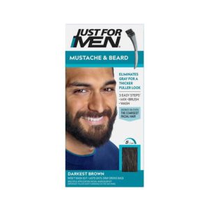 JUST FOR MEN Beard and Mustache Color Kit - M - 50 - Darkest Brown
