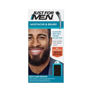 JUST FOR MEN Beard and Mustache Color Kit - M - 47 - Rich Dark Brown