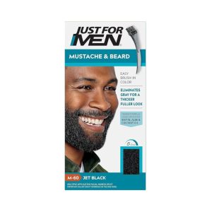 JUST FOR MEN Beard and Mustache Color Kit - M - 60 - Jet Black