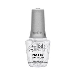 GELISH Matte Top It Off Soak-Off Sealer Gel, 0.5oz - 1140001