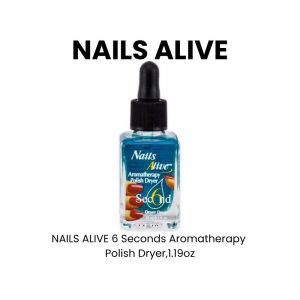 NAILS ALIVE 6 Seconds Aromatherapy Polish Dryer, 1.19oz