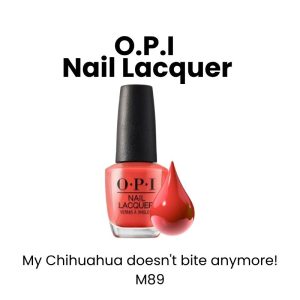 OPI On SALES Nail Lacquer - My Chihuahua doesn't bite anymore! M89