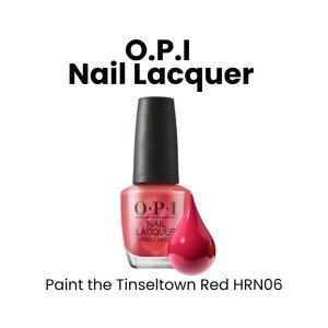 OPI On SALES Nail Lacquer - Paint the Tinseltown Red HRN06