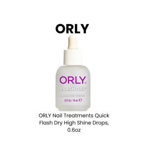 ORLY Nail Treatments Quick Flash Dry High Shine Drops, 0.6oz