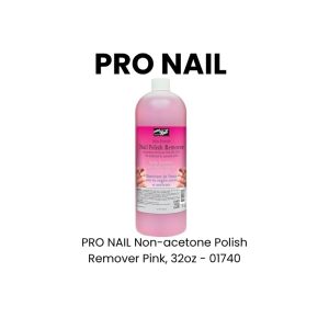 PRO NAIL Non-acetone Polish Remover Pink, 32oz - 01740