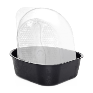 BELAVA Pedicure Tub with 20 Disposable Liners - Black