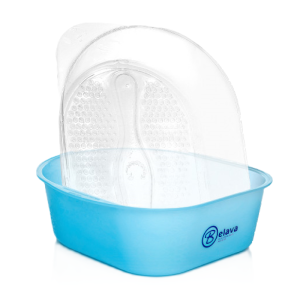 BELAVA Pedicure Tub with 20 Disposable Liners - Blue