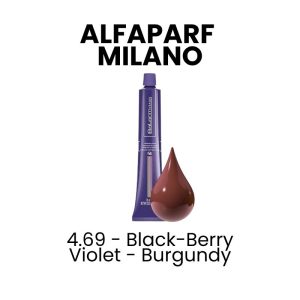 SALERM VISON Permanent Coloring Cream, 2.3oz - 5.69 - Black - Berry Violet - Dark Burgundy