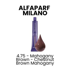 SALERM VISON Permanent Coloring Cream, 2.3oz - 4.65 - Mahogany Red - Reddish Brown Mahogany