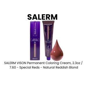 SALERM VISON Permanent Coloring Cream, 2.3oz - 9.37 - Beige - Capuccino