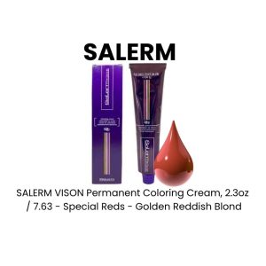 SALERM VISON Permanent Coloring Cream, 2.3oz - 1 - Natural - Black