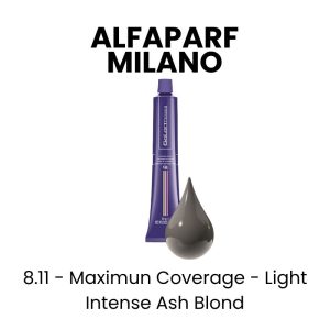 SALERM VISON Permanent Coloring Cream, 2.3oz - 8.11 - Maximun Coverage - Light Intense Ash Blond