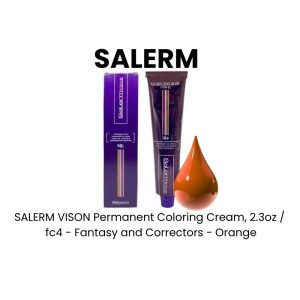 SALERM VISON Permanent Coloring Cream, 2.3oz - fc6 - Fantasy and Correctors - Red