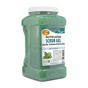 SPA REDI Pedi Scrub Gel, 16oz - Mint and Eucalyptus - 03220