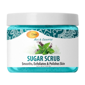 SPA REDI Sugar Scrub, 16oz - Mint and Eucalyptus - 01220