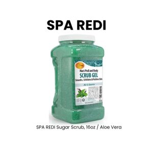 SPA REDI Sugar Scrub, 16oz - Aloe Vera