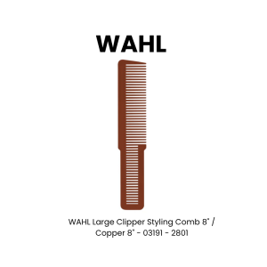 WAHL Large Clipper Styling Comb 8" - Copper 8" - 03191 - 2801