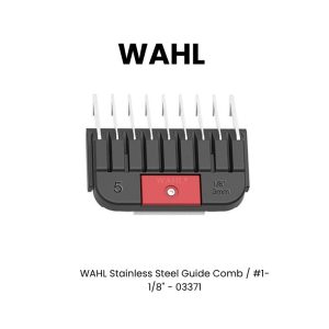 WAHL Stainless Steel Guide Comb - #1 - 1/8'' - 03371