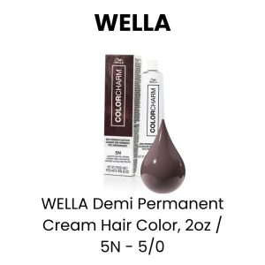 WELLA Demi Permanent Cream Hair Color, 2oz - 5N - 5/0