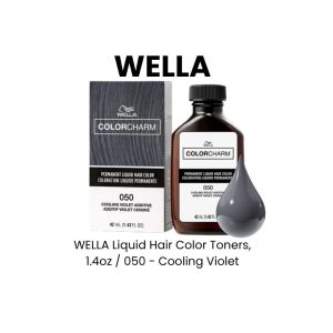 WELLA Liquid Hair Color Toners, 1.4oz - 050 - Cooling Violet