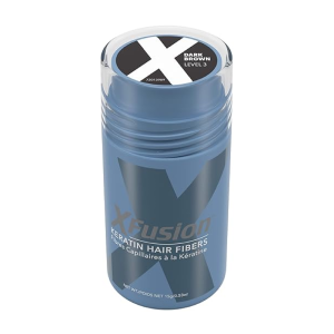 XFUSION Keratin Hair Fibers, 15g - Dark Brown