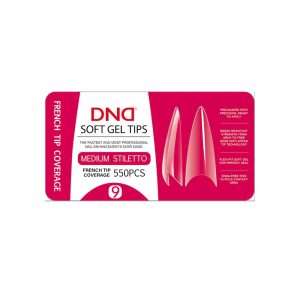 DAISY DND Soft Gel E Tips Full Medium Square #9 - 550pcs