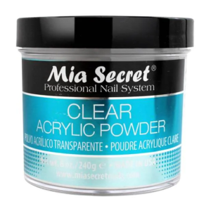 MIA SECRET Clear Acrylic Powder, 8oz - PL450C