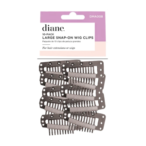 DIANE BEAUTY Large Wig Clips, 10 Pk - DMA008