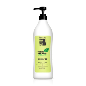 SALON IN Vegan Keratin and Collagen Hair Shampoo , 33.8oz - 043426