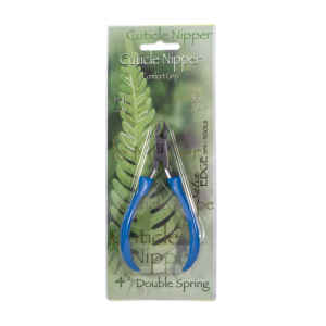 SATIN EDGE SPA TOOLS Cuticle Nipper Double Spring Half Jaw 4" - SE-2067