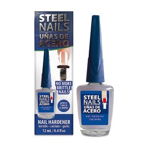 AMEN BEAUTY Steel Nails With Keratin, Calcium & Garlic, 0.4oz