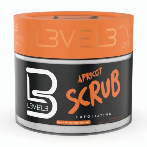 L3VEL3 Apricot Facial Scrub, 16.9oz - Aqua - 100210