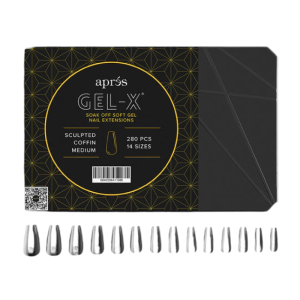 APRES Natural Coffin Medium 280PCS