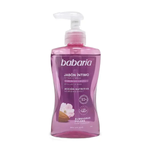 BABARIA Intimiate Wash with Lactic Acid Sweet Almond, 10oz