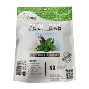 SPA REDI Detox Pedi In a Bag 4-Step System Mint & Eucalyptus, 7oz - 10441