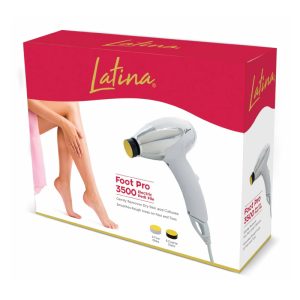 LATINA FILE Foot Pro 3500 Electric Pedi File With CASE - LAT-183