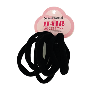 DREAM WORLD PRODUCTS Medium Hair Band Black 10pcs - BR2711BK