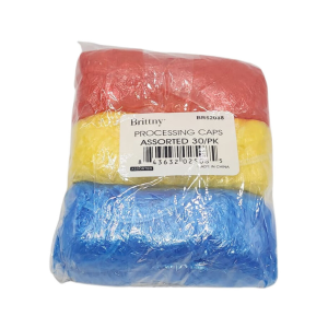 BRITTNY PROFESSIONAL Processing Caps, 30 Assorted Colors - BR52088