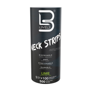 L3VEL3 Neck Strips 5 - Pk 100 Sheets Each - Green - R029G